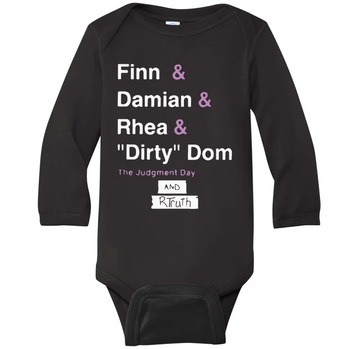 R Truth The Judgment Day Baby Long Sleeve Bodysuit