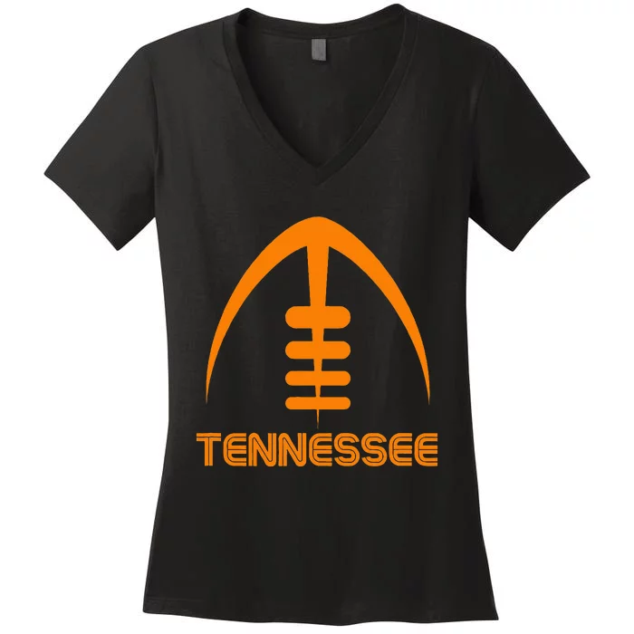 Retro Tennessee Tn Orange Women's V-Neck T-Shirt