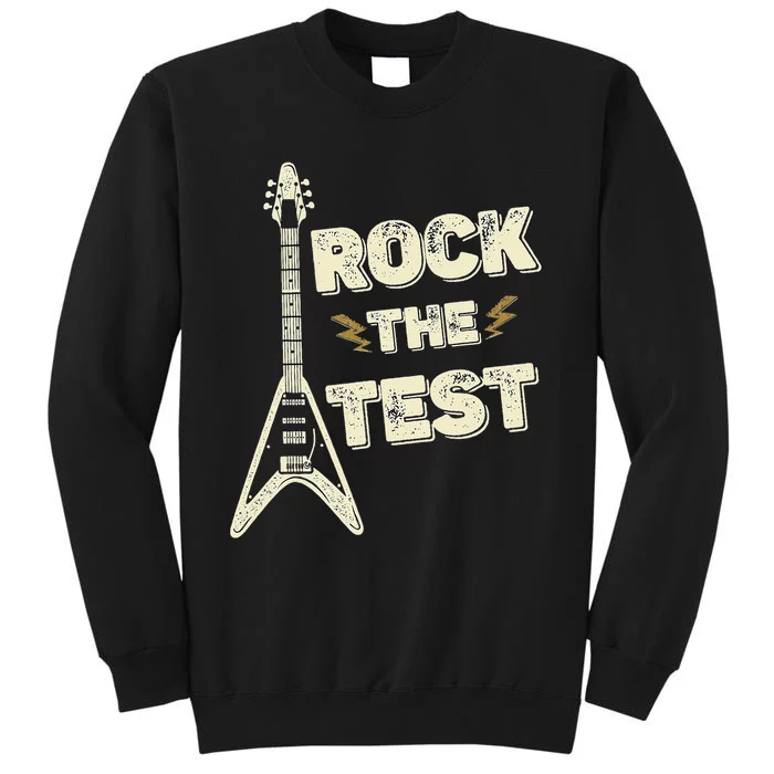 Rock The Test Dont Stress Test Day Funny Teacher day Sweatshirt