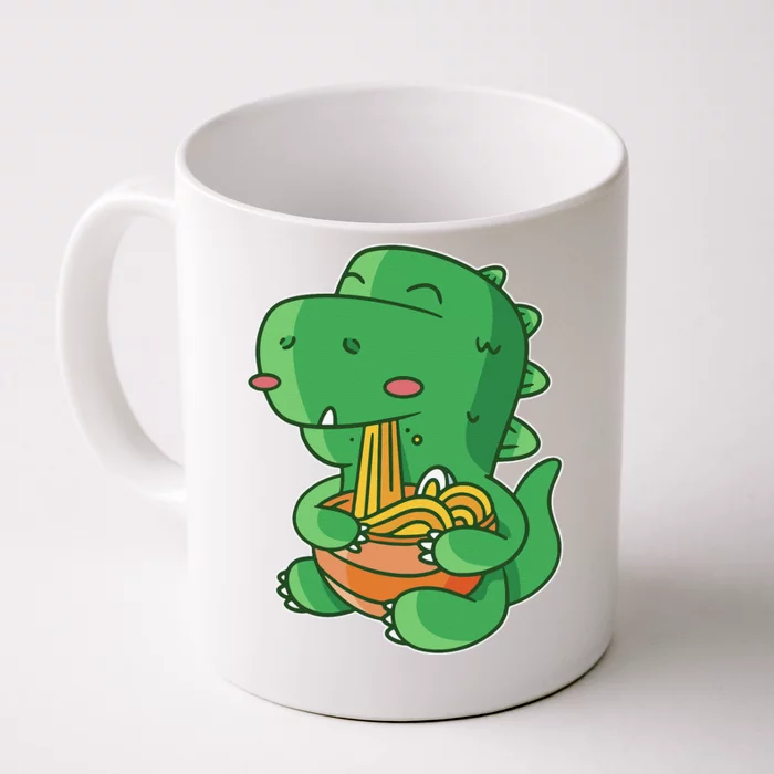 Ra  Trex Tshirt Kawaii Anime Tee Japanese Dinosaur Front & Back Coffee Mug