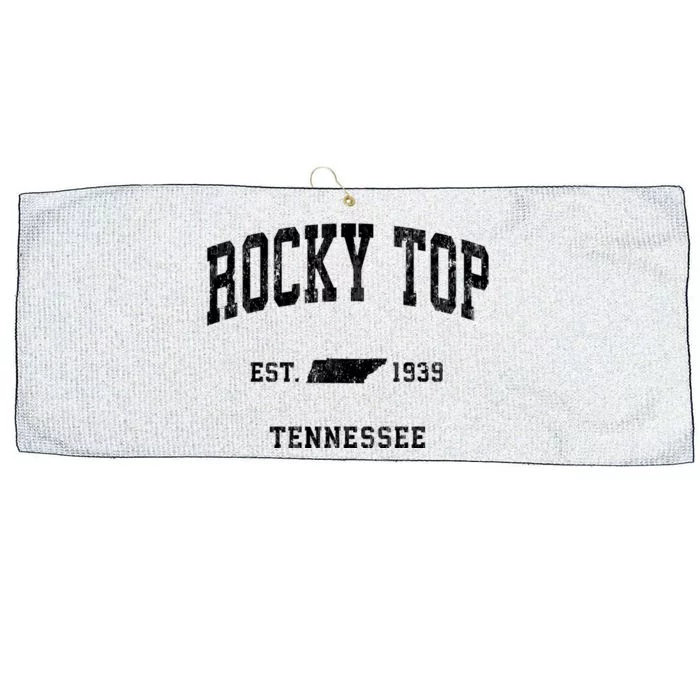 Rocky Top Tennessee Tn Vintage Established Athletic Sports Design Large Microfiber Waffle Golf Towel