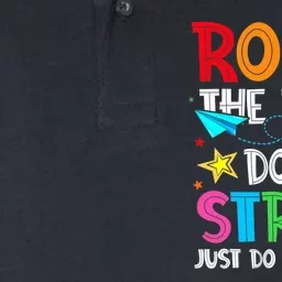 Rock The Test Don't Stress Just Do Your Best Softstyle Adult Sport Polo