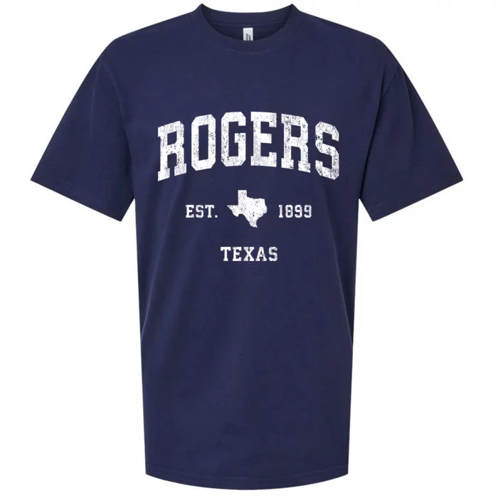 Rogers Texas Tx Vintage Athletic Sports Sueded Cloud Jersey T-Shirt