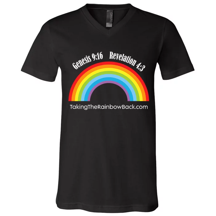 Revelation Taking The Rainbow Back V-Neck T-Shirt