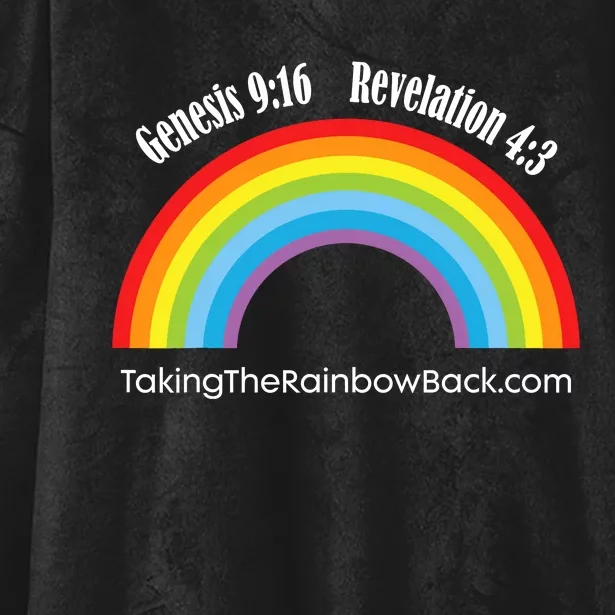 Revelation Taking The Rainbow Back Hooded Wearable Blanket