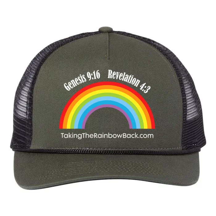 Revelation Taking The Rainbow Back Retro Rope Trucker Hat Cap