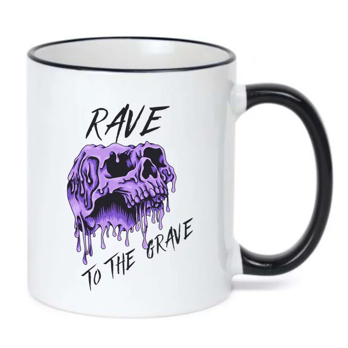 Rave To The Grave Black Color Changing Mug