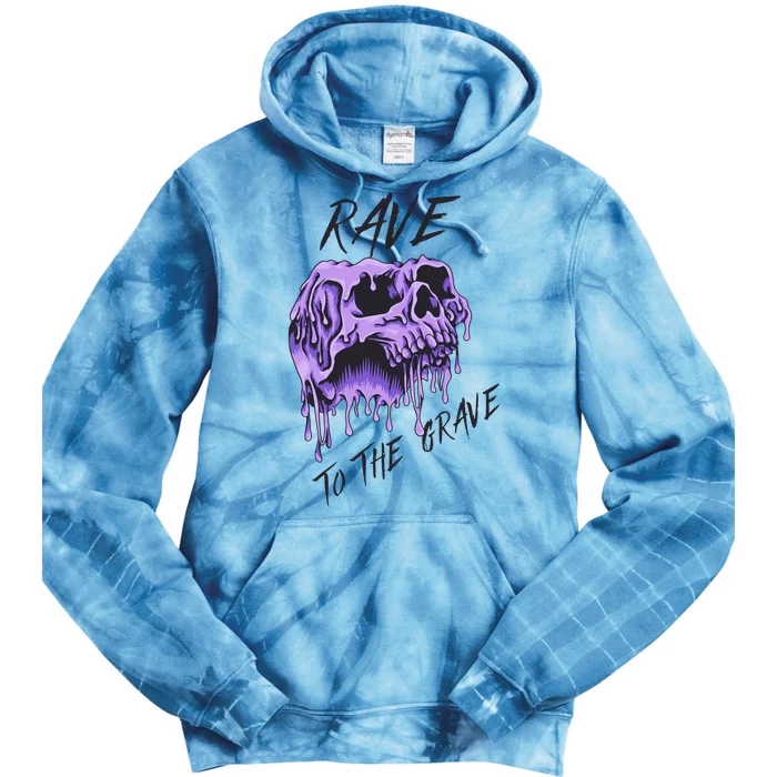 Rave To The Grave Tie Dye Hoodie