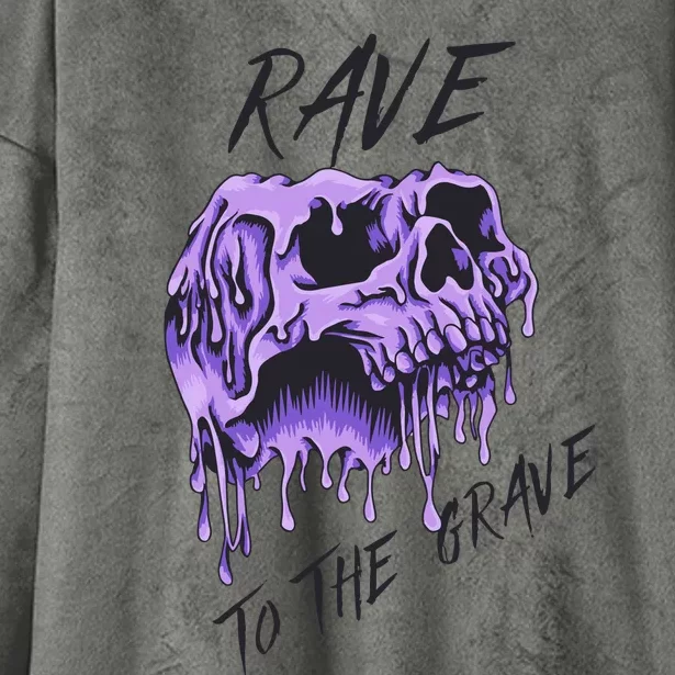 Rave To The Grave Hooded Wearable Blanket