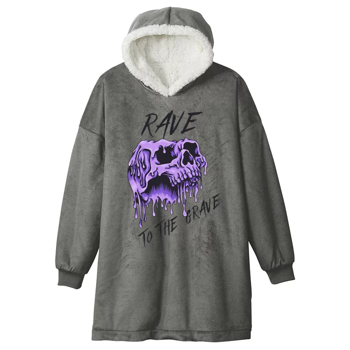 Rave To The Grave Hooded Wearable Blanket