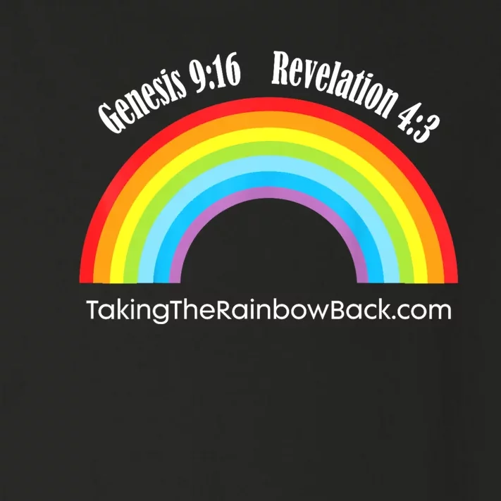 Revelation Taking The Rainbow Back Toddler Long Sleeve Shirt