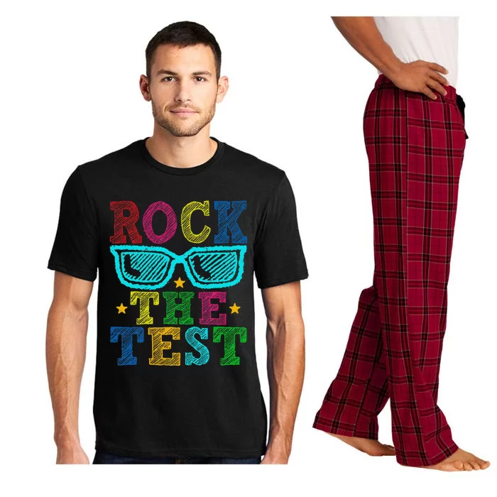 Rock The Test Testing Day Teacher Pajama Set