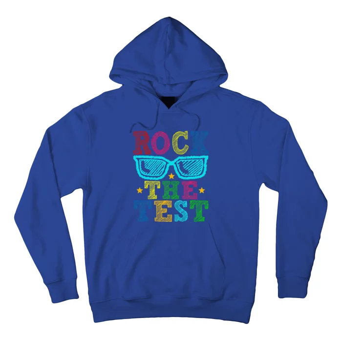 Rock The Test Testing Day Teacher Hoodie