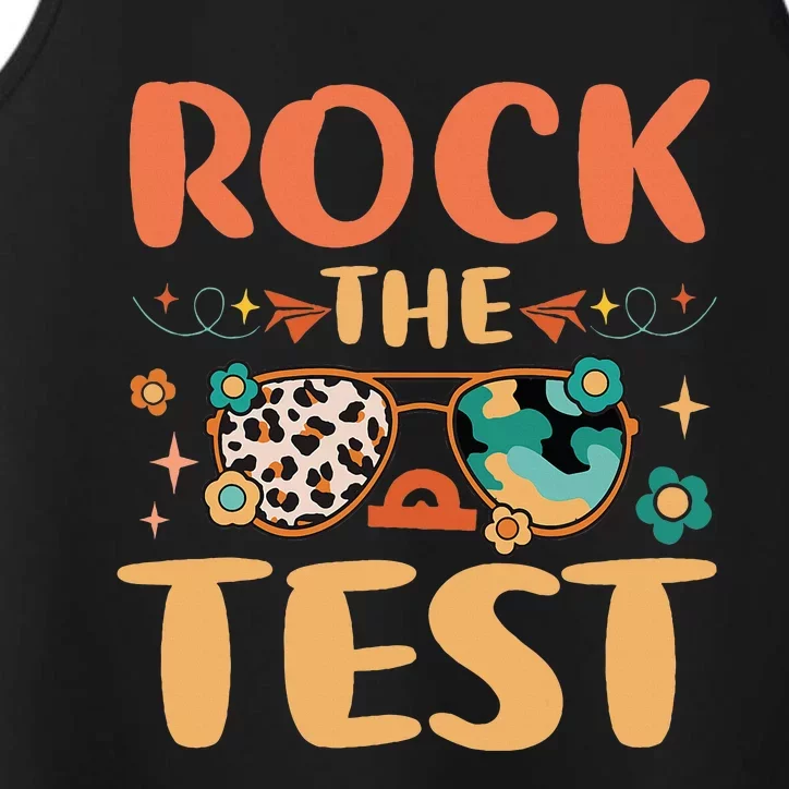 Rock The Test Dont Stress Testing Day Teachers Students Performance Tank