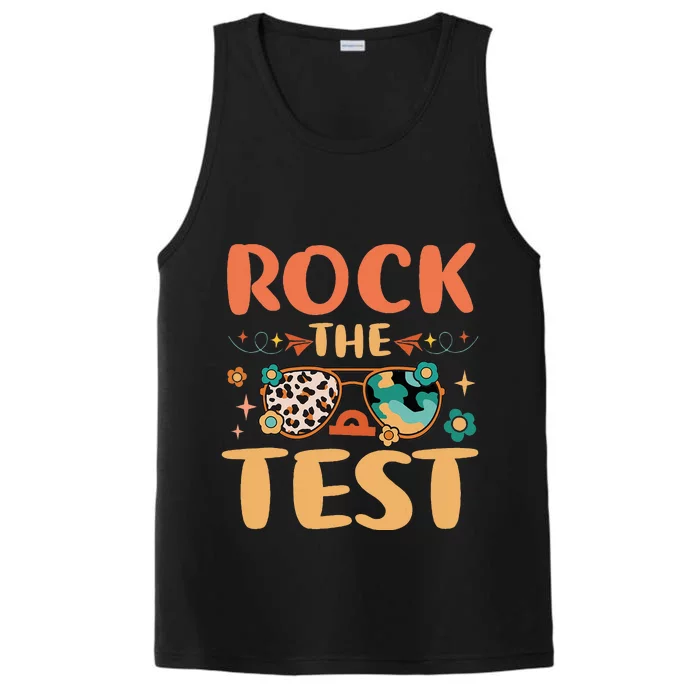 Rock The Test Dont Stress Testing Day Teachers Students Performance Tank