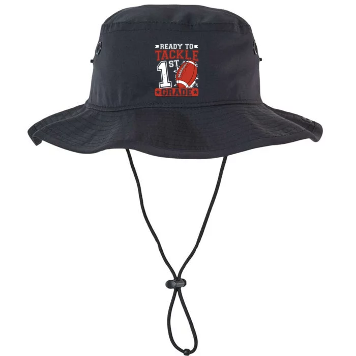 Ready To Tackle 1st Grade Football First Day Legacy Cool Fit Booney Bucket Hat