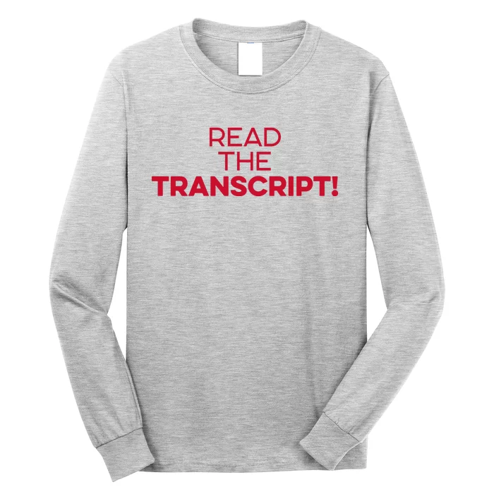 Read The Transcript Long Sleeve Shirt