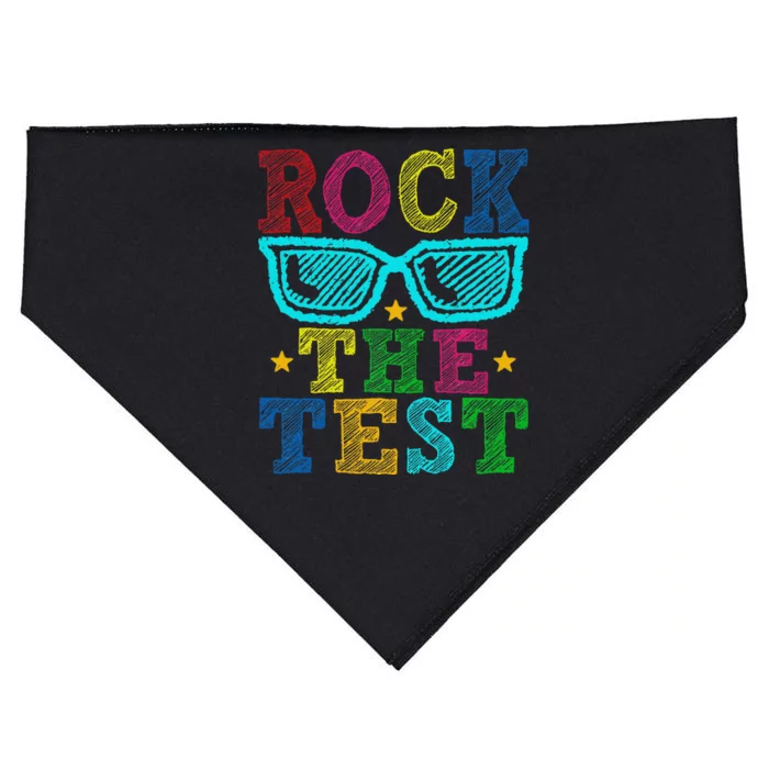 Rock The Test Testing Day USA-Made Doggie Bandana