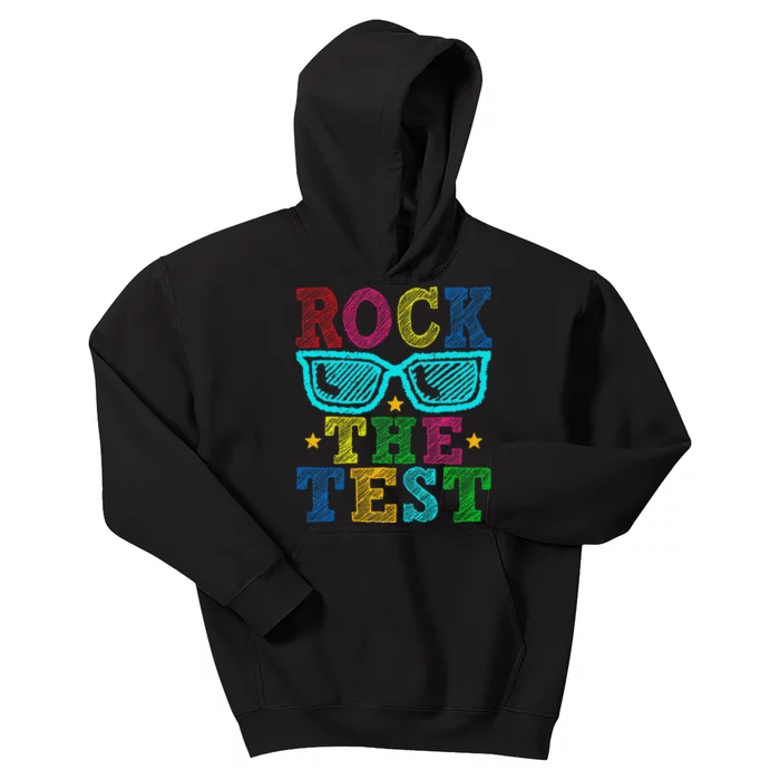 Rock The Test Testing Day Kids Hoodie