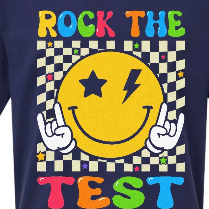 Rock The Test Funny Testing Day Sueded Cloud Jersey T-Shirt