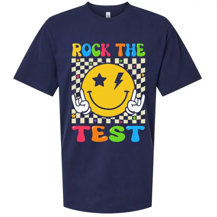 Rock The Test Funny Testing Day Sueded Cloud Jersey T-Shirt