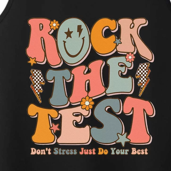 Rock The Test Testing Day DonT Stress Do Your Best Test Day Performance Tank