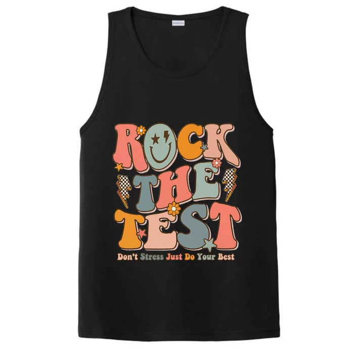 Rock The Test Testing Day DonT Stress Do Your Best Test Day Performance Tank