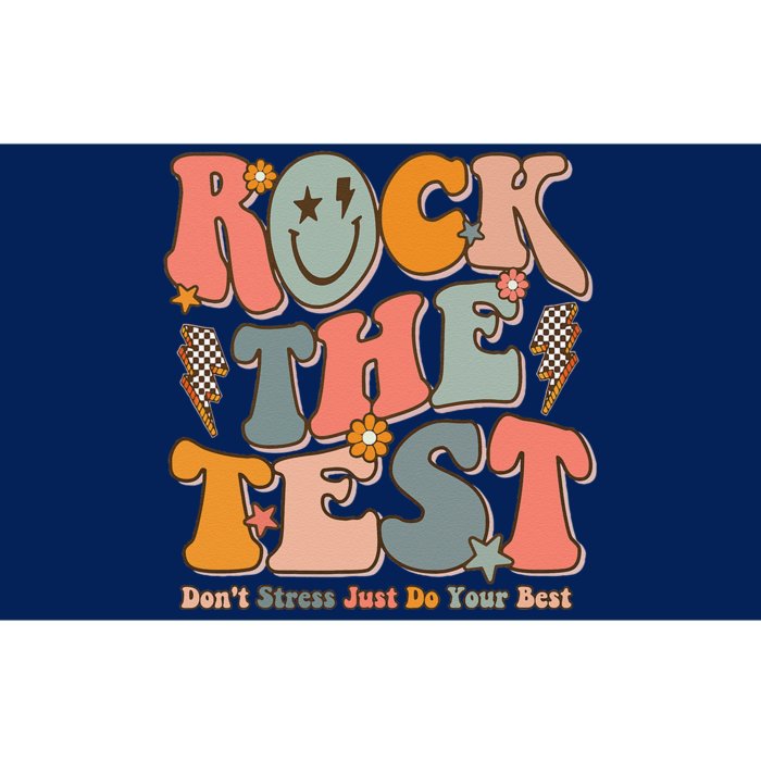 Rock The Test Testing Day DonT Stress Do Your Best Test Day Bumper Sticker