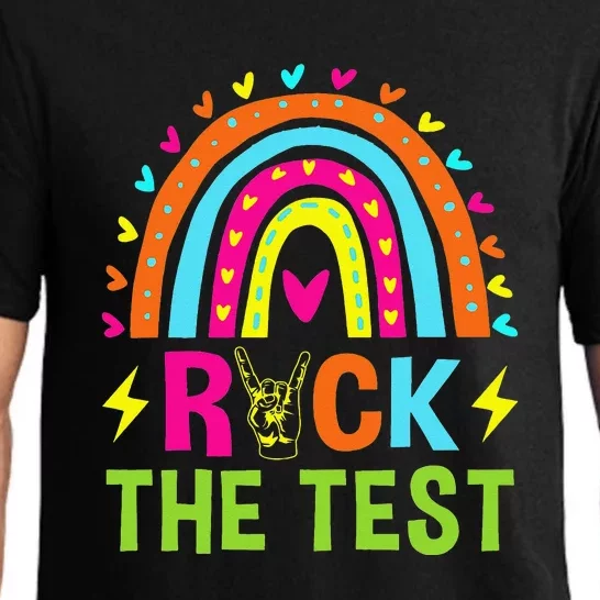 Rock The Test Rainbow Testing Day Pajama Set