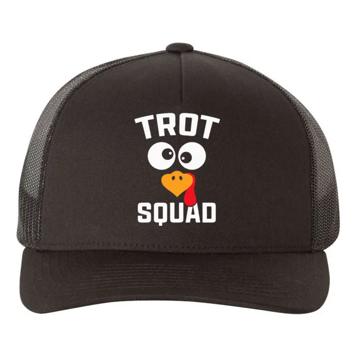 Running Turkey Trot Squad Thanksgiving For Yupoong Adult 5-Panel Trucker Hat