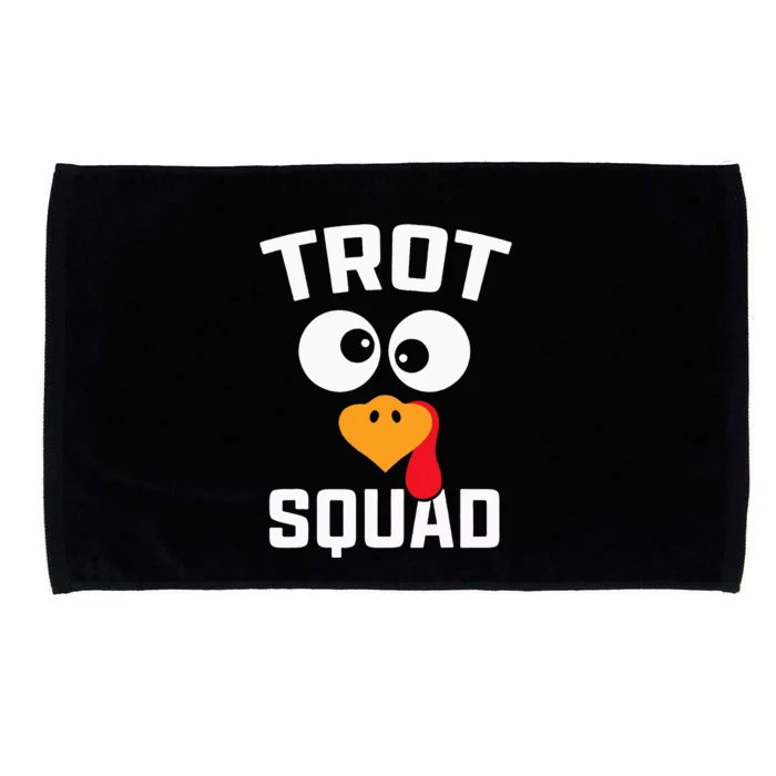 Running Turkey Trot Squad Thanksgiving For Microfiber Hand Towel