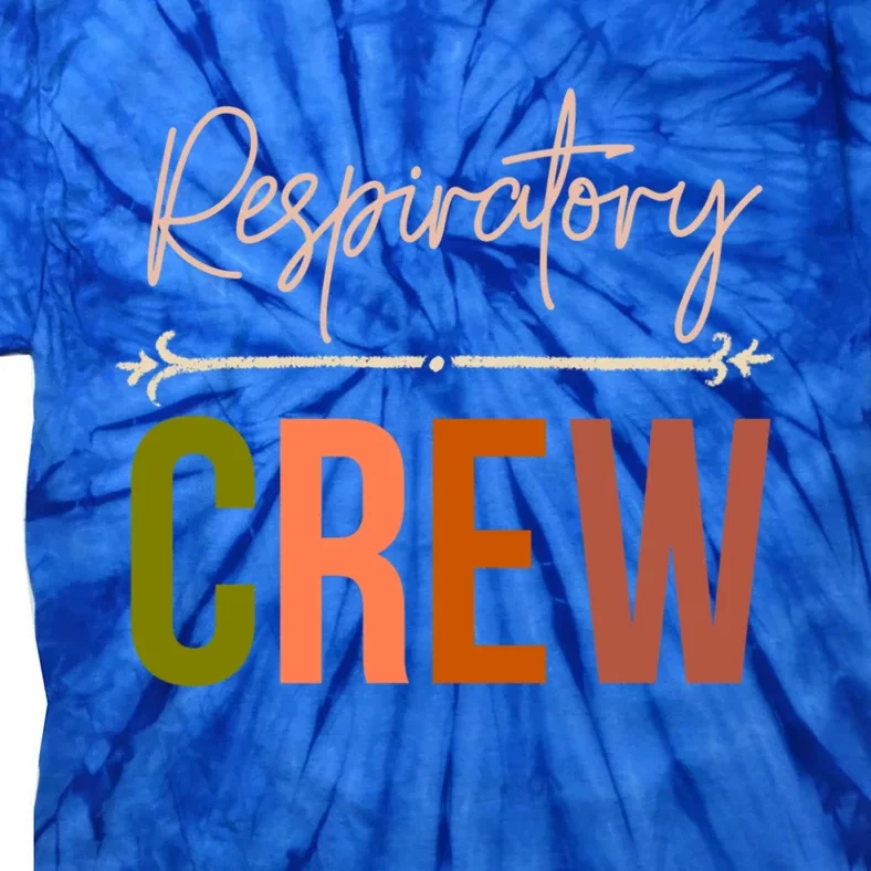 Respiratory Therapist Therapy Crew Matching Lung Health Week Gift Tie-Dye T-Shirt