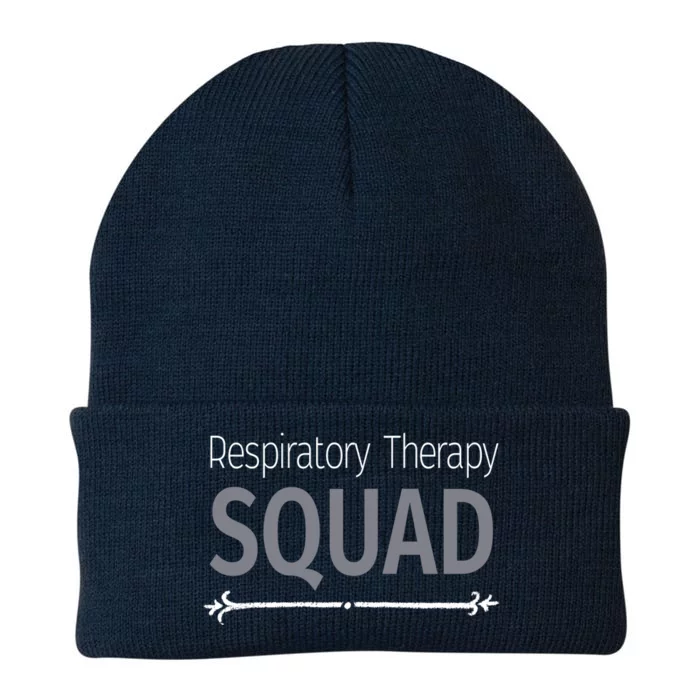 Respiratory Therapist Therapy Squad Rt Team Care Week School Meaningful Gift Knit Cap Winter Beanie