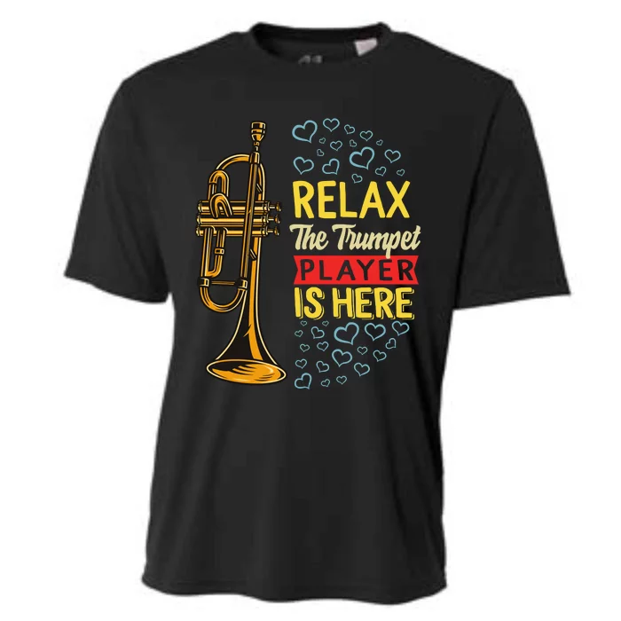 Relax The Trumpet Player Is Here Cooling Performance Crew T-Shirt