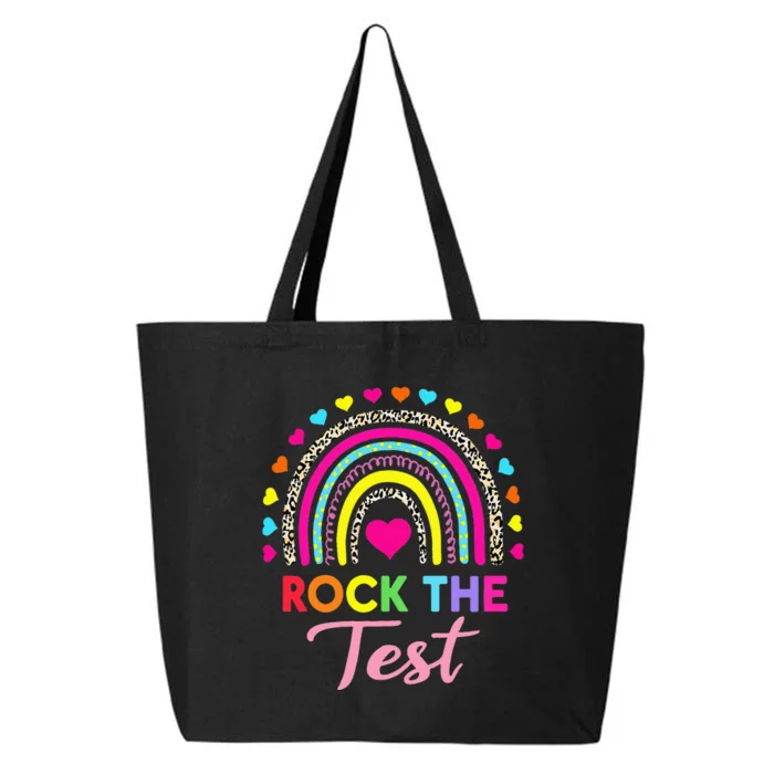 Rock The Test Test Day Teacher Testing Day 25L Jumbo Tote