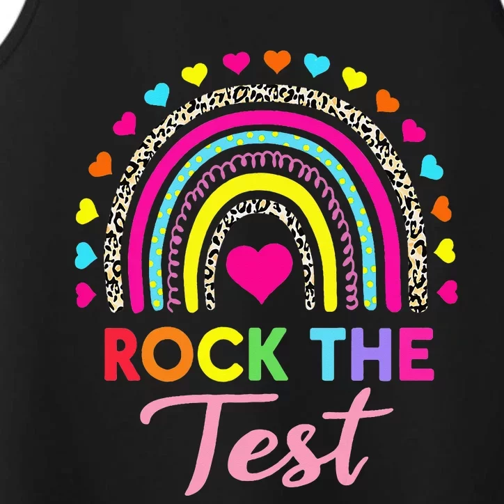 Rock The Test Test Day Teacher Testing Day Performance Tank