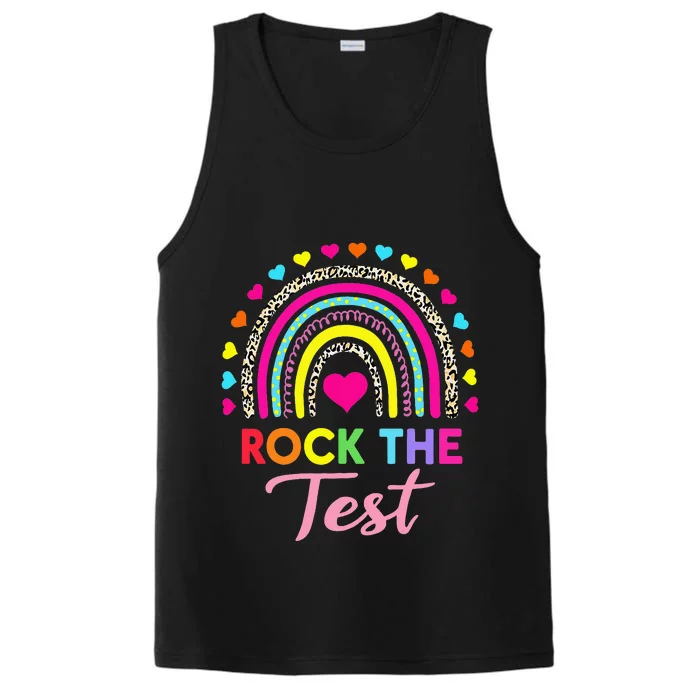 Rock The Test Test Day Teacher Testing Day Performance Tank