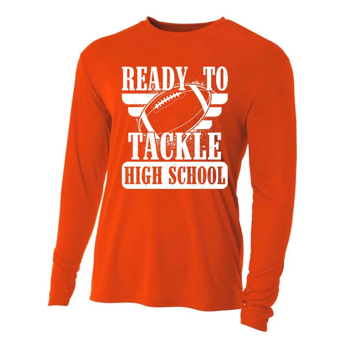 Ready To Tackle High School Football Ball Cooling Performance Long Sleeve Crew