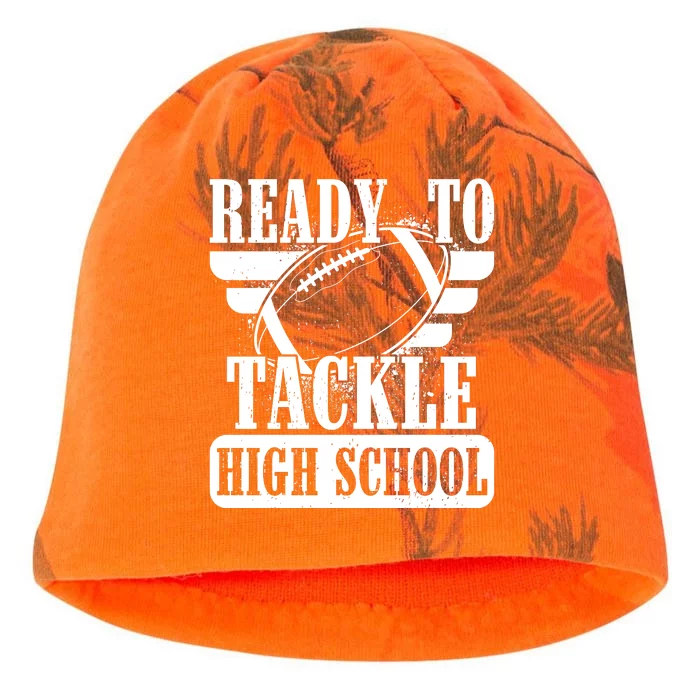 Ready To Tackle High School Football Ball Kati - Camo Knit Beanie