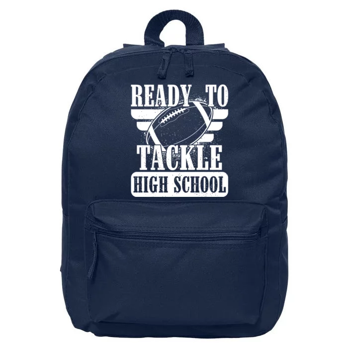 Ready To Tackle High School Football Ball 16 in Basic Backpack