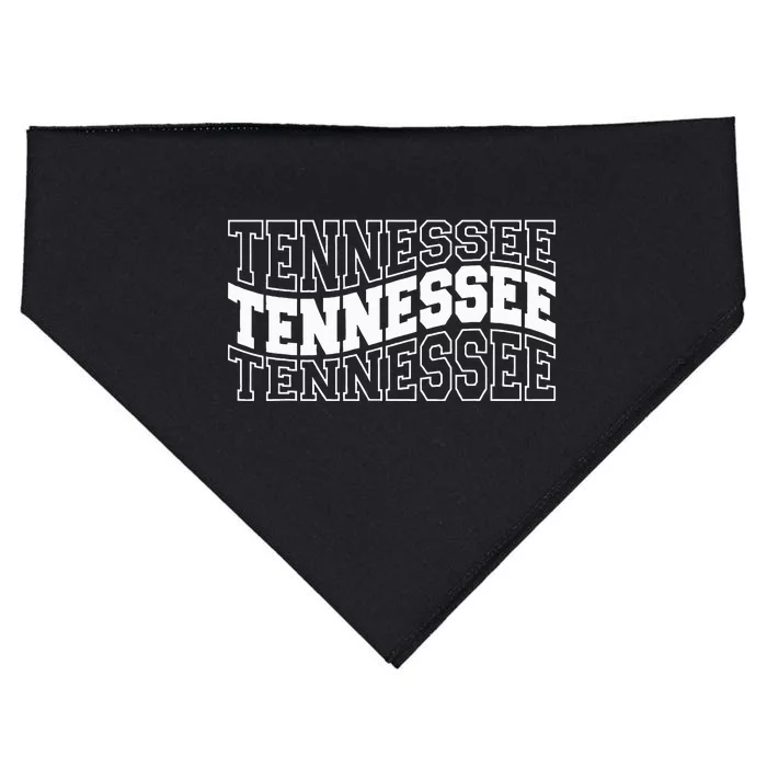 Retro Tennessee Tennessee Orange USA-Made Doggie Bandana