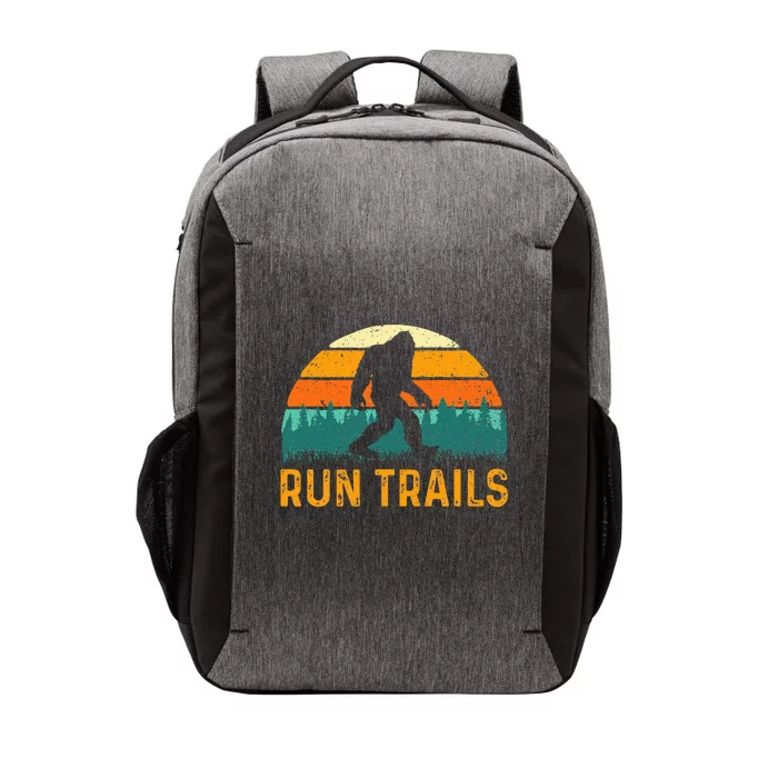 Run Trails Ultramarathon Race Bigfoot Runner Ultra Running Vector Backpack