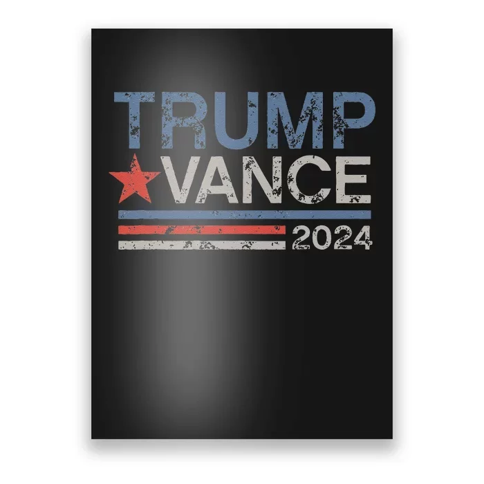 Retro Trump Vance 2024 Stripe Trump Jd Vance Poster