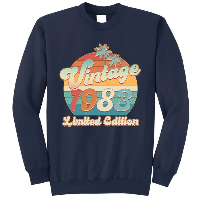 Retro Tropical Vintage 1983 Limited Edition 40th Birthday Sweatshirt