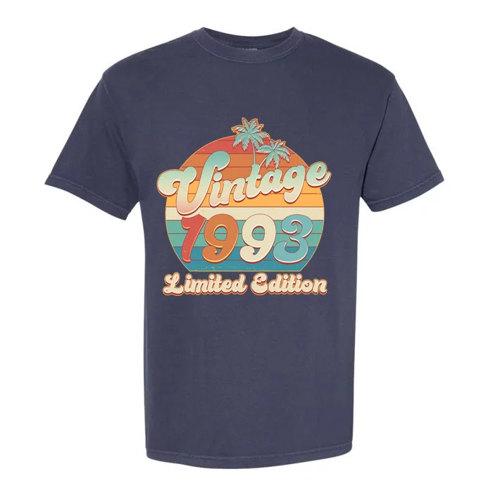 Retro Tropical Vintage 1993 Limited Edition 30th Birthday Garment-Dyed Heavyweight T-Shirt