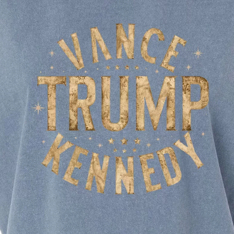 Red Trump Vance Kennedy Design 2024 Garment-Dyed Women's Muscle Tee