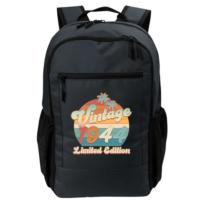 Retro Tropical Vintage 1944 Limited Edition 80th Birthday Daily Commute Backpack