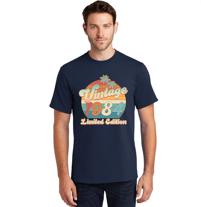 Retro Tropical Vintage 1984 Limited Edition 40th Birthday Tall T-Shirt