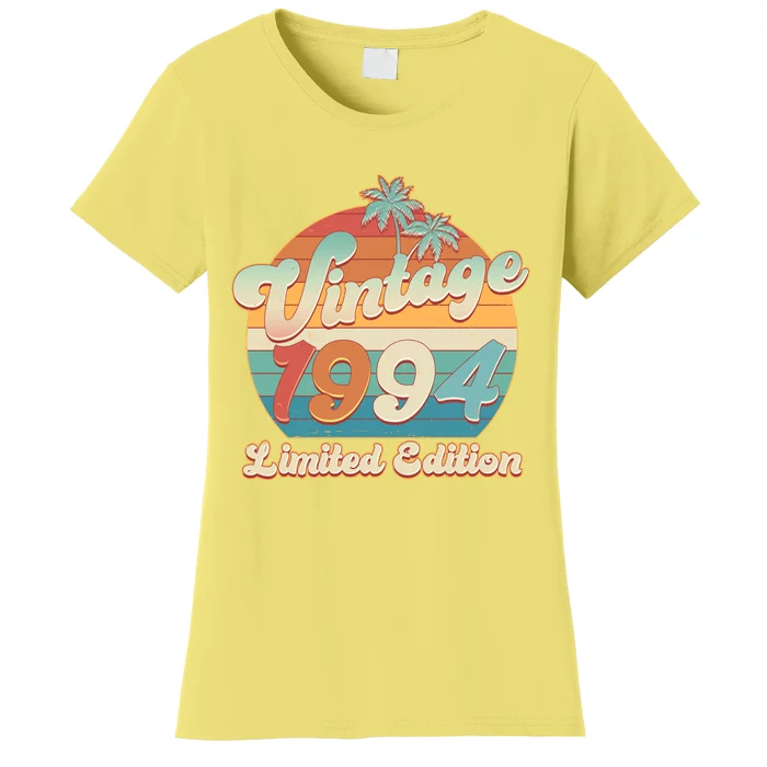 Retro Tropical Vintage 1994 Limited Edition 30th Birthday Women's T-Shirt