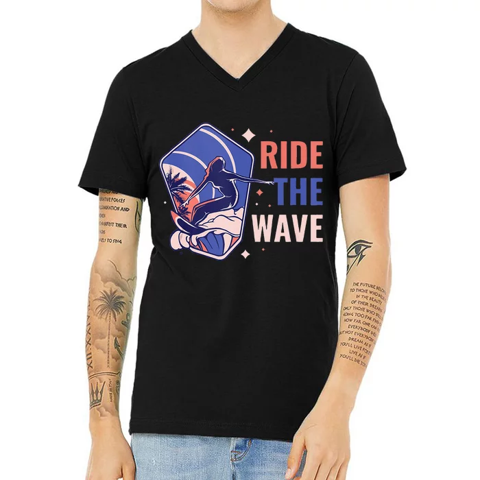 Ride The Wave V-Neck T-Shirt